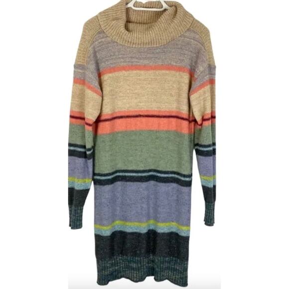 Daily Practice Striped Sweater Dress. Xsmall - Picture 6 of 6